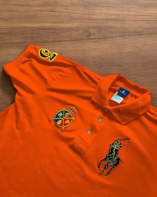 Camiseta Polo Real Naranja - Imagen 3